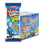 Roller Coaster Potato Ring Extrude X-Treme BBQ snack in a colorful bag, crispy snack snack from ROLLER COASTER, dry grocery.