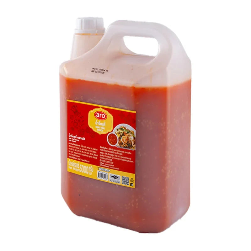 Aro Sukiyaki Sauce 5kg dry grocery package with a label showing product details and branding.