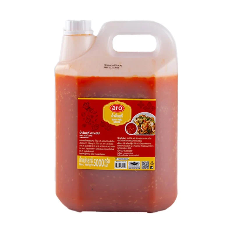 Aro Sukiyaki Sauce 5kg package, dry grocery product, showing the label with brand name and product details on the container.