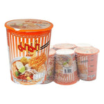 Pack of six Mama Tomyum Rice Stick noodles, dry grocery product from MAMA, displaying rice sticks in clear packaging.