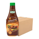 Develey Burger Sauce in a dry grocery package, featuring a jar with a label showing burger sauce branding and product details.