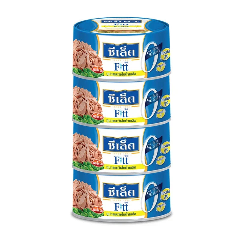 Canned Sealect Fitt Tuna Sandwich in brine, 165g, with the product label visible in the image.