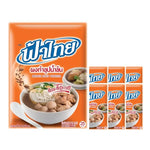 Fathai Brown Soup Powder 165g, shown in six packs, dry grocery product with brown powder in a clear container.