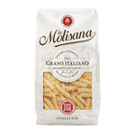 Dry grocery image of Lamolisana Fusilli No.28 pasta in 500g package, showcasing spiral-shaped Italian pasta from LAMOLISANA.