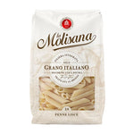 Dry grocery image of Lamolisana Penne Lisce No.18 pasta in a 500g package, showcasing the brand's dry pasta product.