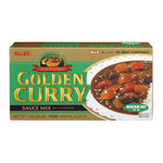 S&B Golden Curry Sauce Medium Hot 1kg dry grocery package with a colorful label and product image.