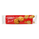 Lotus Biscoff Biscuit Sandwich with creamy filling, a delicious Lotus confectionery snack in a golden biscuit sandwich