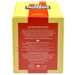 Taylors Yorkshire Tea Biscuit Brew drink in a glass, featuring a rich tea and biscuit flavor with a frothy top.