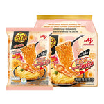 YUMYUM Soodded instant noodles with dried scrambled eggs and shrimp sauce, dry grocery product, packaged in a ready-to-cook form