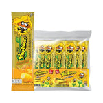 Sunsnack Spicy Corn Cheese snack packet, 12g, in colorful packaging, featuring spicy corn and cheese flavor from Sunsnack.