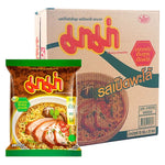 Pack of 30 Mama Instant Noodles Duck Pa-Lo Flavour 55g, dry grocery product with noodle cups and flavoring packets.