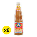 DEK SOM BOON Boon Soybean Paste Recipe 1, 350g x6, dry grocery product with six packs of soybean paste in clear packaging