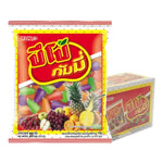 Pipo Gummy Assorted Cup 20g, colorful chewy gummy candies in a clear snack cup from PIPO brand.
