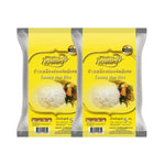 Gingtong Specially Selected Light Yellow Rice Kingthong 5kg dry grocery rice bag showing the packaging and brand label