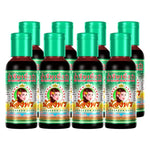 Nongporn Beef Seasoning Sauce 100ml bottles, set of 8, in clear bottles with red caps, used for flavoring beef dishes.