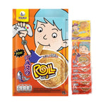 Taro Roll Fish Snack BBQ Flavored, 13g x6 packs, TARO brand, dry grocery snack with crispy fish roll texture and smoky BBQ flavor.