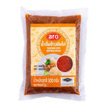 ARO Chicken Rice Dipping Sauce 500g in a jar, showcasing the label and product packaging for dry grocery category.