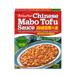 House Mabo Tofu Nikunashi Medium Hot 150g dry grocery product, featuring spicy tofu with vegetables, in a clear package.