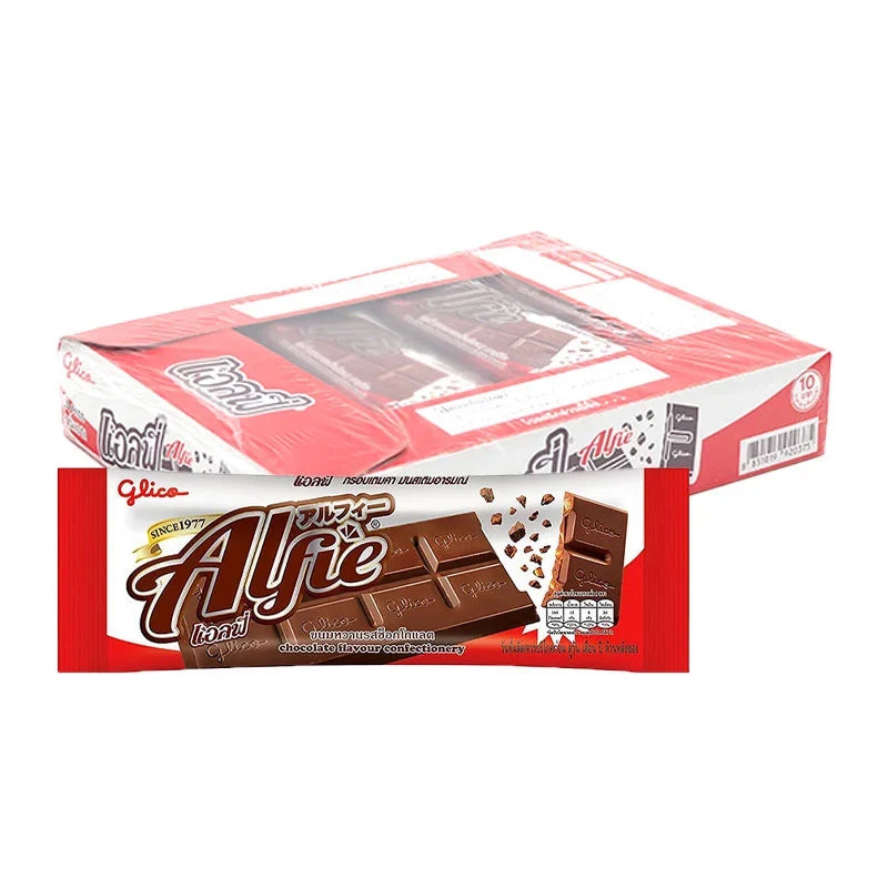 Alfie Chocolate 31g snack pack, 20 pieces, dry grocery confectionery with individually wrapped chocolate treats from ALFIE.