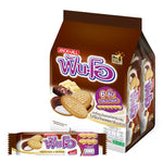 Fun-o White Chocolate Brownie Cookies, 40.5g pack, snack and confectionery from FUN-O, showing cookies with white chocolate chunks.