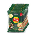 Lay's Classic Miengkham Krobros snack, 25g x6, dry grocery confectionery with crispy, savory flavor in colorful packaging.