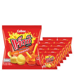 JAXX Jaxx Extrude Paprika snack pack, 12g x12, colorful spicy snack bags for dry grocery and confectionery.