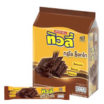Tivoli Trio Choco chocolate-coated wafer with cream, 28g snack, shown in packaging, part of dry grocery snacks and confectionery.