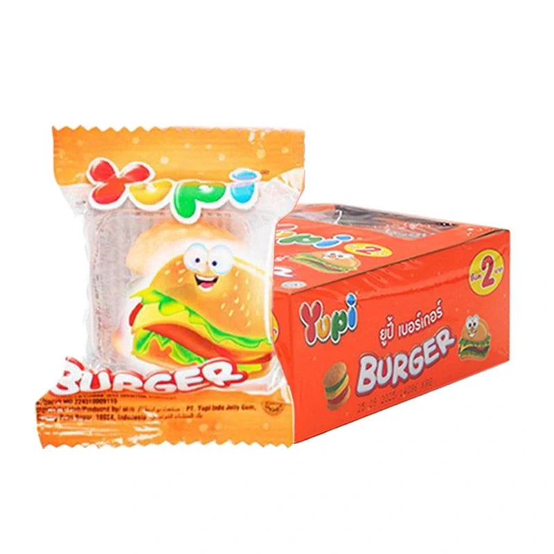 YUPI Yupi Gummy Fancy Mix snack pack, 7g x24, colorful assorted gummy candies in a clear plastic bag.
