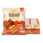 Sunbites Multi Grain BBQ snack pack, dry grocery multi grain chips in 15g x12 packaging by SUNBITES.