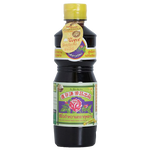 Kularb Sweet Soy Sauce bottle, a popular soy sauce used in Asian cuisine, with a clear label and dark liquid inside.