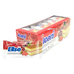 Ellse Layer Butter Cake Raspberry 15g snack pack, showing individually wrapped dry grocery confectionery with raspberry flavor.