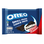 Oreo small crushed cookie pieces in a 454g package, perfect for baking or snacking, from OREO brand in dry grocery snacks.