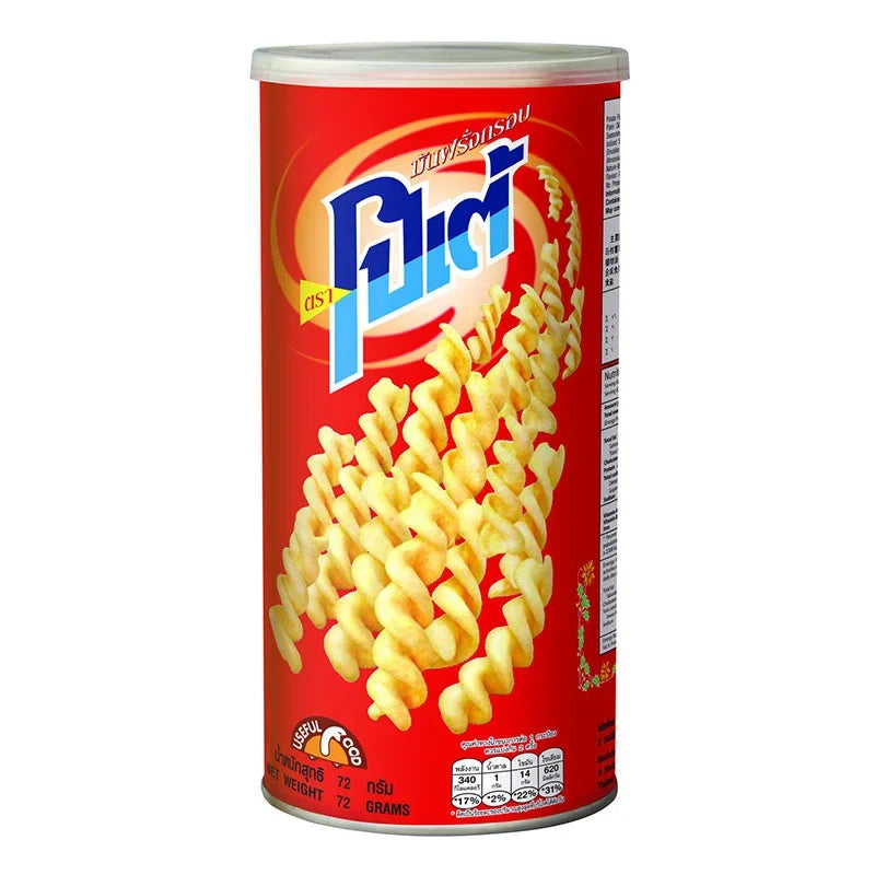 Potae Potato Snack 72g in colorful packaging, crispy snack made from potatoes, ideal for dry grocery and snack lovers.