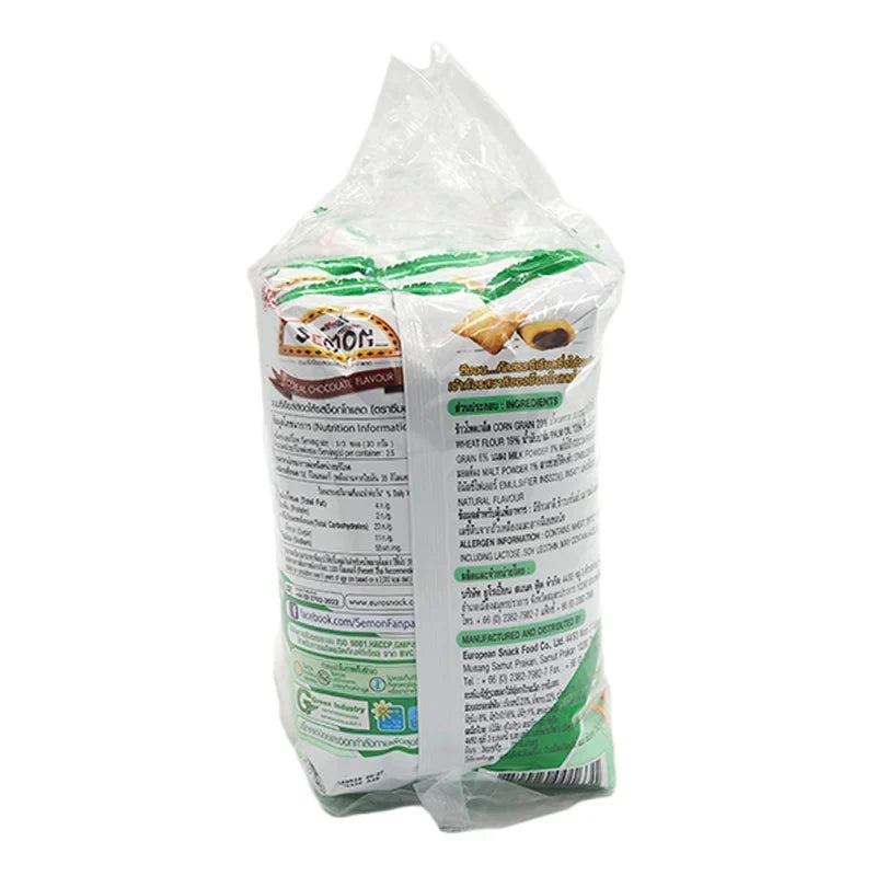 SEMON Cereal Filled Chocolate 75g pack, dry grocery, showing chocolate bar with cereal filling in clear packaging.