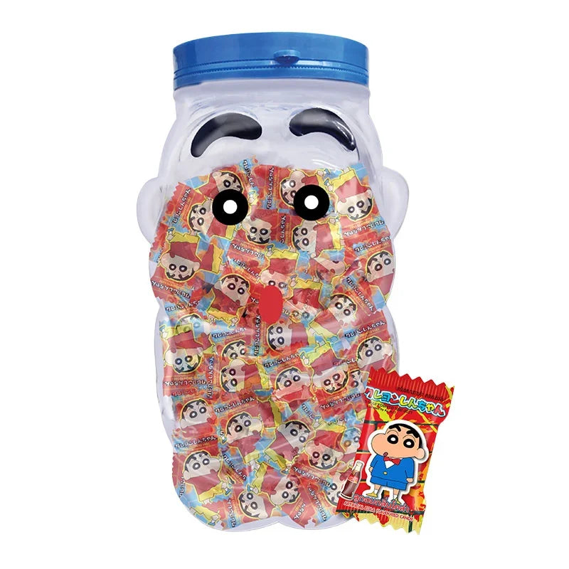 Crayon Shinchan Cola snack package from CRAYON SHINCHAN featuring colorful cartoon character design on a white background
