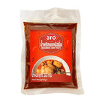 ARO Massaman Curry Paste 250g in a sealed jar, traditional Thai dry grocery product with rich, aromatic spices for cooking.