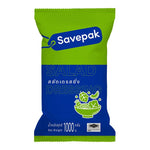 Savepak Salad Dressing 1kg dry grocery package featuring a white bag with green and blue branding and product details.