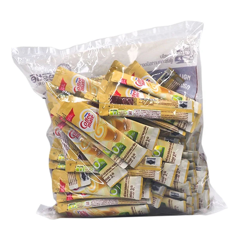 Coffee Mate Creamer Stick 3g, dry grocery, individual coffee creamer packets in a box, perfect for coffee enhancers.