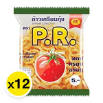 PR Awn Cracker Ketchup snack pack, 22g x12, featuring crispy crackers with ketchup flavor in colorful packaging.