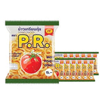 PR Awn Cracker Ketchup snacks, 22g x12, crispy dry grocery crackers with ketchup flavor, displayed in a colorful package.