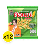Cornae Corn Snack Seaweed Flavor 11g pack, crispy corn chips with seaweed seasoning, ideal for snack and confectionery lovers