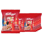 Kellogg’s Froot Loops cereal boxes, 15g x 12 packs, colorful breakfast cereal in a grocery product image