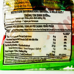 Colorful Haribo Worms confectionery snacks in a clear bag, showcasing vibrant gummy worms of various colors and flavors.