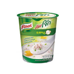 Knorr Cup Jok Pork instant soup cup with savory pork flavor, ready to enjoy, in a convenient grocery product package
