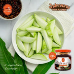 J-LEK Jae Lek Pasteurized Sweet Fish Sauce in a glass bottle, used for cooking and seasoning in dry grocery products.