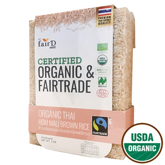 Fair D Organic Fairtrade Br Hommali, healthy grocery product, featuring a colorful package with the brand logo and product details.