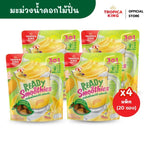 Tropica King Nam Dok Mai Mango ready-to-blend packs, 230g x4, in resealable packaging for tropical fruit smoothies.
