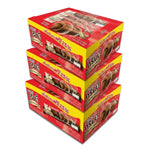 GRINNY chocolate-coated snack filled with cream, 15g x3 pack, delicious dry grocery confectionery treat with a crispy exterior.