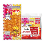 BENTO Cuttlefish Snack Chilli Cheese 4g pack, dry grocery snack with spicy cheese flavor, shown in a colorful package.