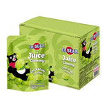 DR.BEAR Green Grapes Gummy candies in a 45g pack, showing bright green gummy candies with grape flavor, 10 packs in total.